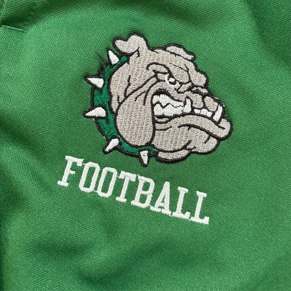 Nike Mens Athletic Track Pants Size XL Green Dri-FIT Bulldogs Football‎ Training